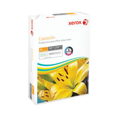 View more details about Xerox Colotech+ A4 White 160gsm Paper (Pack of 250)