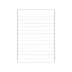 View more details about A4 White 55gsm Ruled Memo Pad
