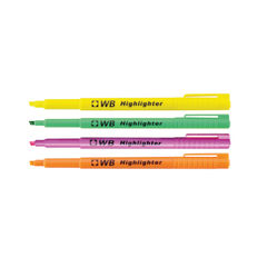 View more details about Assorted Highlighter Pens (Pack of 4)