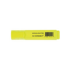 View more details about Q-Connect Yellow Highlighter Pen (Pack of 10)