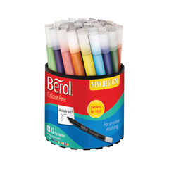 View more details about Berol ColourFine Assorted Fine Markers (Pack of 42)