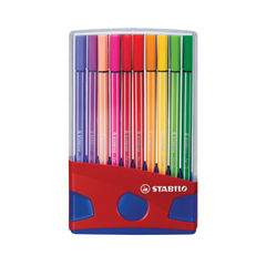 View more details about STABILO Pen 68 Assorted Fibre Tip Pens, Pack of 20