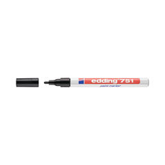 View more details about Eedding 751 Black Fine Paint Markers, Pack of 10