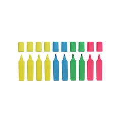 View more details about Assorted Hi-Glo Highlighter Pens (Pack of 10)