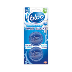 View more details about Bloo Toilet Block In Cistern Original Blue Twin Pack