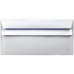View more details about White DL Self Seal Wallet Envelopes 90gsm (Pack of 1000)