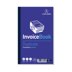 View more details about Challenge Carbonless Invoice Book 100 Sets 210 x 130mm (Pack of 5)