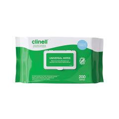 View more details about Clinell Universal Sanitising Wipes (Pack of 200)