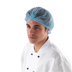 View more details about Shield Blue Double-Stitched Mob Cap (Pack of 1000)