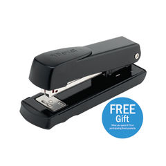 View more details about Rexel Meteor Black Half Strip Stapler