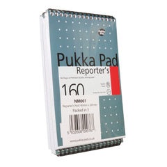 View more details about Pukka Pad Small Reporters Notepad (Pack of 3)