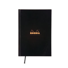 View more details about Rhodia Business A5 Book Casebound Hardback Black (Pack of 3)