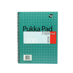 View more details about Pukka Pad A4 Wirebound Metallic Jotta Notepad (Pack of 3)