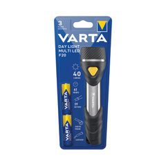 View more details about Varta Day Light Multi LED F20 Torch with 9 LEDS Black/Grey
