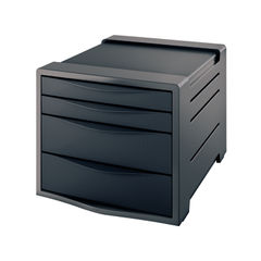View more details about Rexel Choices Black Drawer Cabinet