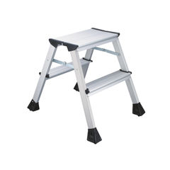 View more details about 2Work Mini Folding Ladder 2-Step Metal 460mm