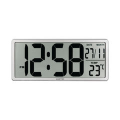 View more details about Acctim Date Keeper Jumbo LCD Wall/Desk Clock with Autoset