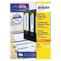 View more details about Avery Lever Arch Filing Laser Labels 200x60mm (Pack of 400)