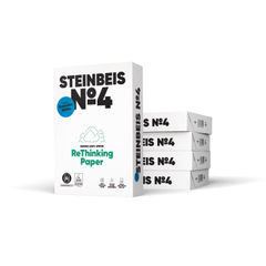 View more details about Steinbeis No.4 Evolution A4 White 80gsm Copier Paper (Pack of 2500)