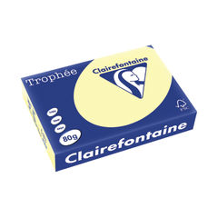 View more details about Trophee A4 Canary Yellow 80gsm Paper (Pack of 500)