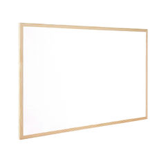 View more details about Q-Connect 600 x 400mm Wooden Frame Whiteboard