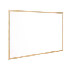 View more details about Q-Connect 900 x 600mm Wooden Frame Whiteboard