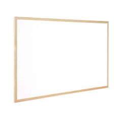 View more details about Q-Connect 1200 x 900mm Wooden Frame Whiteboard