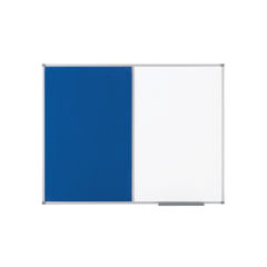 View more details about Nobo Classic 900 x 600mm Combi Felt/Steel Noticeboard