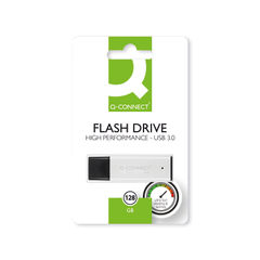 View more details about Q-Connect Black/Silver USB 3.0 High Performance 128GB Flash Drive