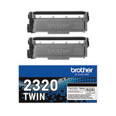 View more details about Brother TN2320 Toner Cartridges Twin Pack High Yield Black