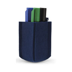 View more details about Magnetoplan MagnetoTray Felt Pen Holder Small Blue 60x60x100mm