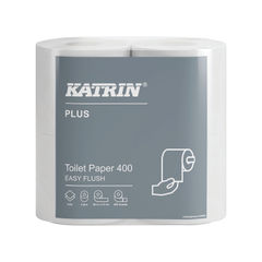 View more details about Katrin Plus Toilet Roll Easy Flush 2-Ply 400 Sheet White (Pack of 20)