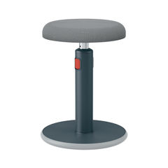 View more details about Leitz Ergo Cosy Active Sit/Stand Stool 370x370x690mm Velvet Grey