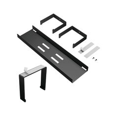 View more details about D-Line Desk Cable Tray Steel Black