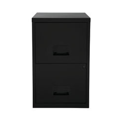 View more details about Pierre Henry Black H660mm A4 2 Drawer Maxi Filing Cabinet