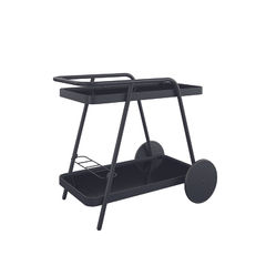 View more details about Barbie US Bar Cart Charcoal Grey by Novogratz