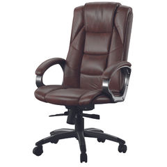 View more details about Northland Leather Soft High Back Executive Chair Brown