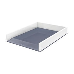View more details about Leitz WOW Letter Tray Dual Colour White/Grey