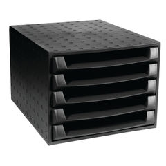 View more details about Forever A4+ Black Five Drawer Set