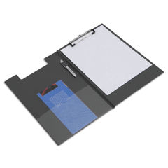 View more details about Rapesco Black Foolscap Foldover Clipboard