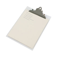 View more details about Rapesco Clear Frosted A4/Foolscap Heavy Duty Clipboard