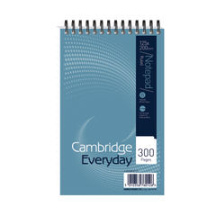 View more details about Cambridge Everyday Ruled Notepad 125 x 200mm (Pack of 5)