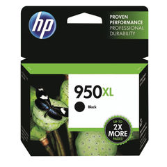 View more details about HP 950XL High Yield Black Officejet Inkjet Cartridge