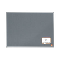 View more details about Nobo Essence 900 x 600mm Grey Felt Notice Board