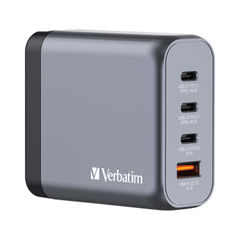 View more details about Verbatim GNC-140 GaN 140W 4 Port Charger