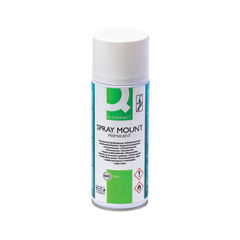 View more details about Q-Connect Spraymount Permanent Adhesive Aerosol 400ml