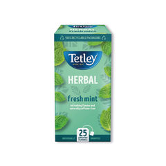 View more details about Tetley Mint Infusion Tea Bags (Pack of 25)