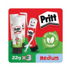 View more details about Pritt Stick Glue Stick 22g (Pack of 3)