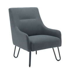 View more details about Jemini Grey Reception Armchair