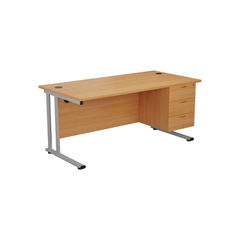 View more details about Jemini 655 Beech 3 Drawer Fixed Pedestal